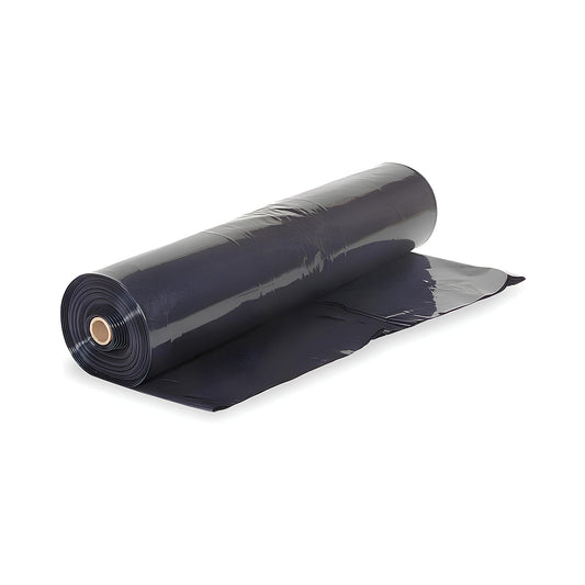 Black vapor barrier plastic sheeting
