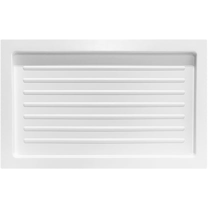 Back of large outward mounted vent cover (white)