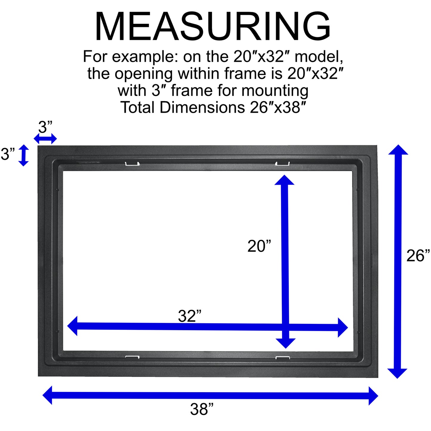 Measuring for your crawl space door