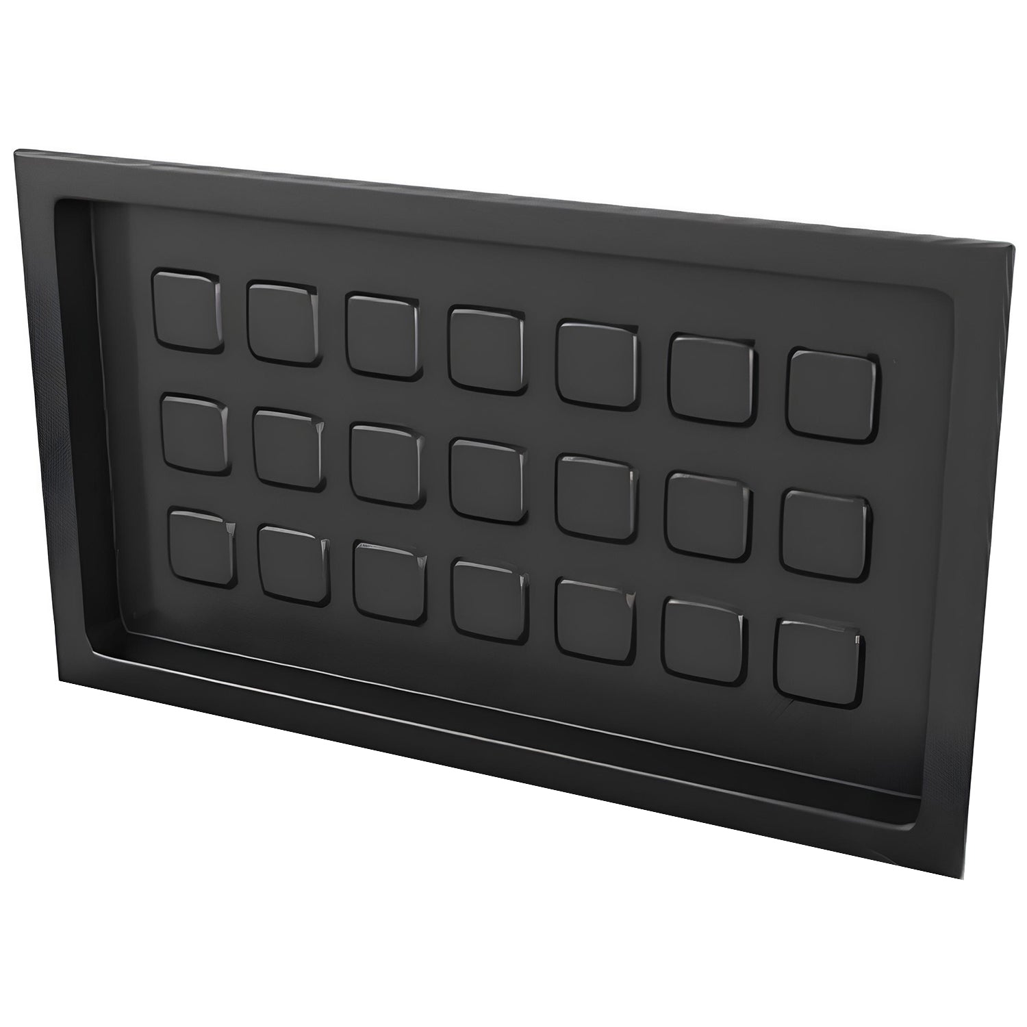 Recessed vent cover (black)