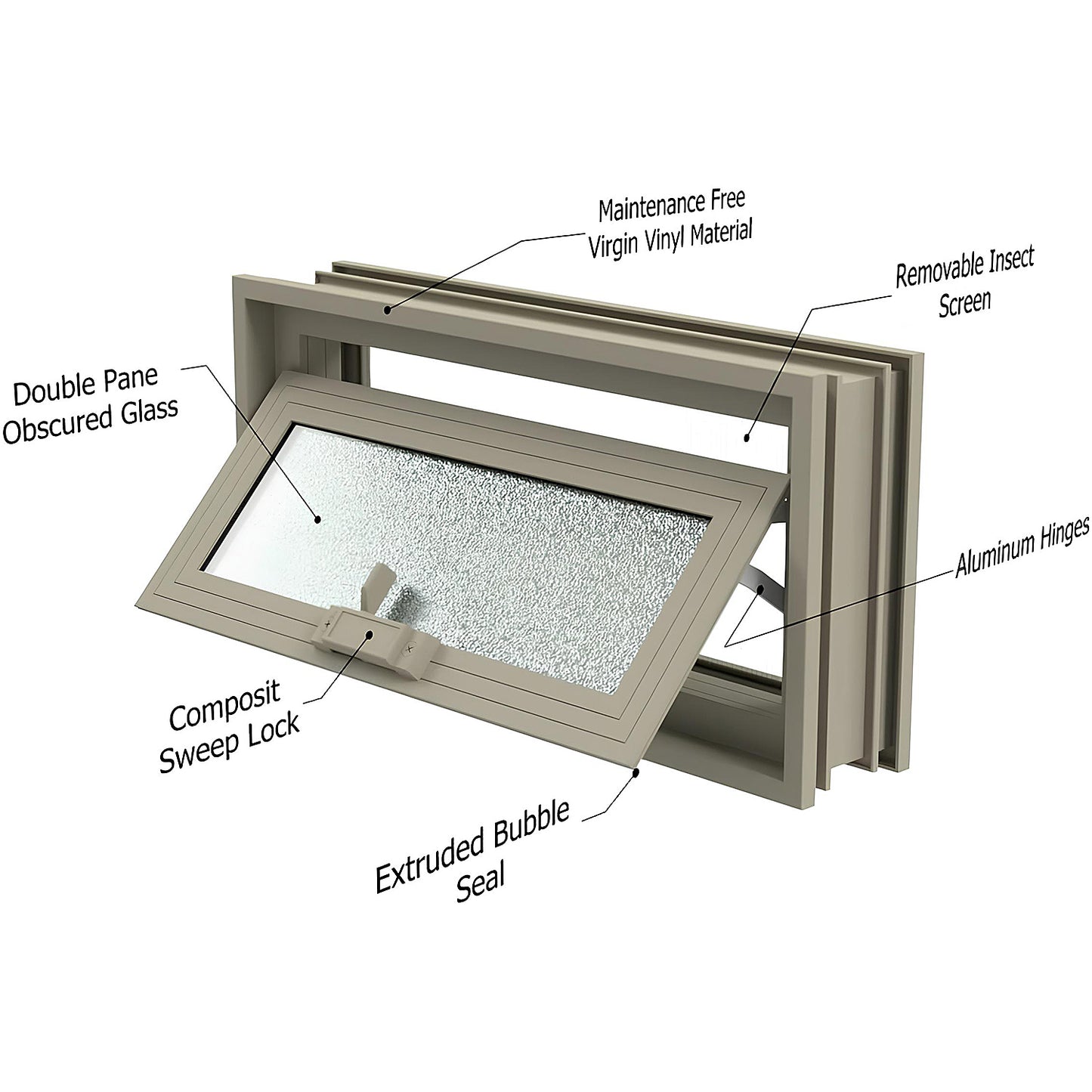Components of the crawl space vent