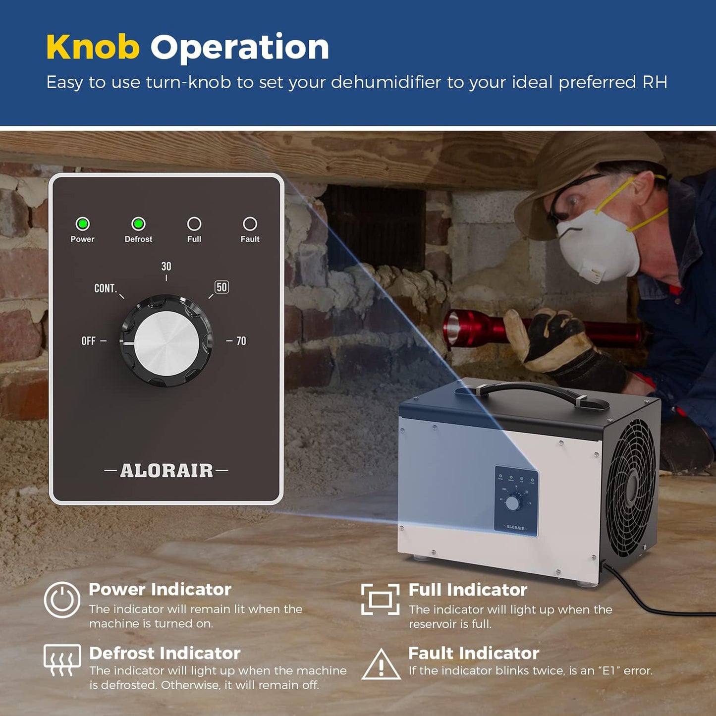 Knob operation