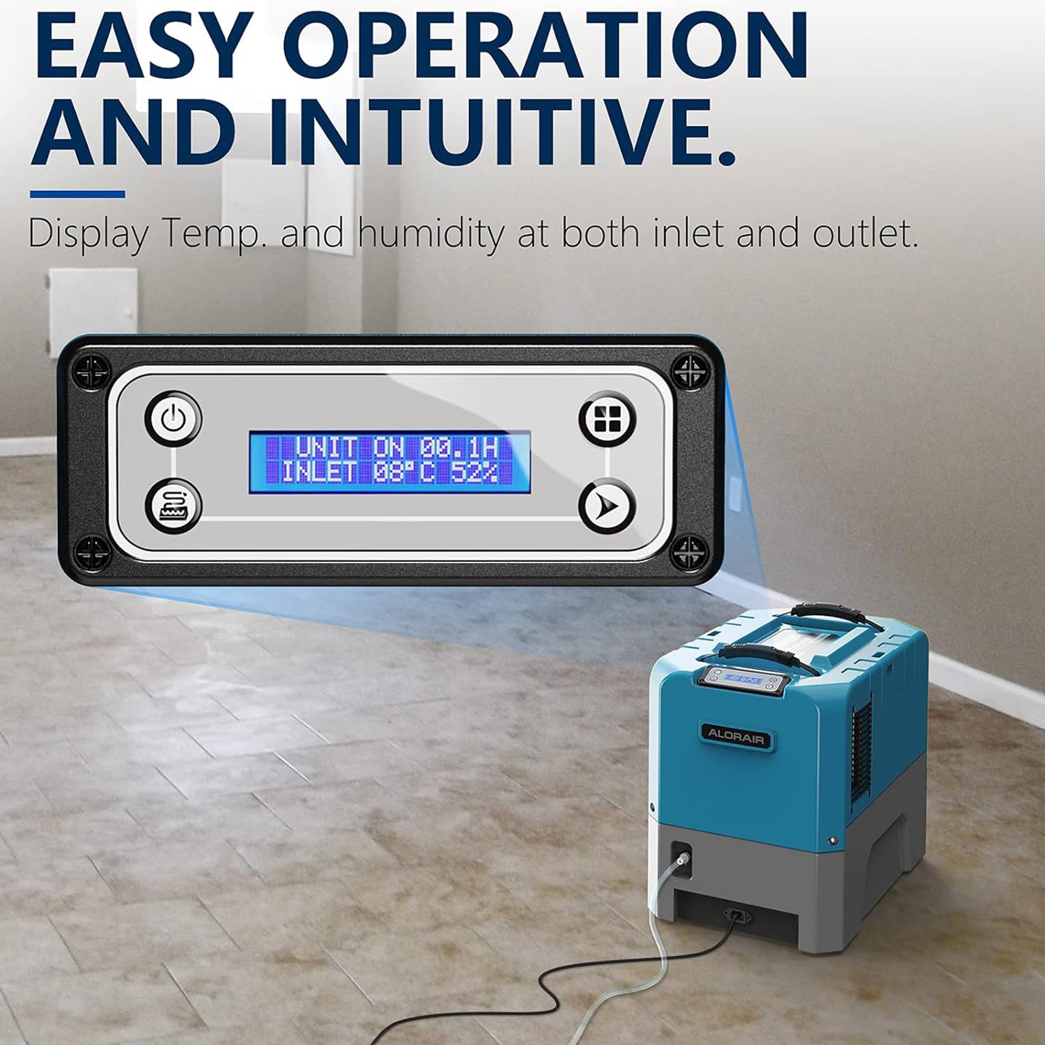 Easy operation and intuitive
