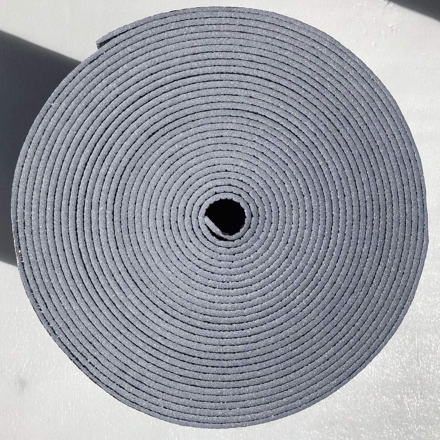 Top view of foam insulation roll