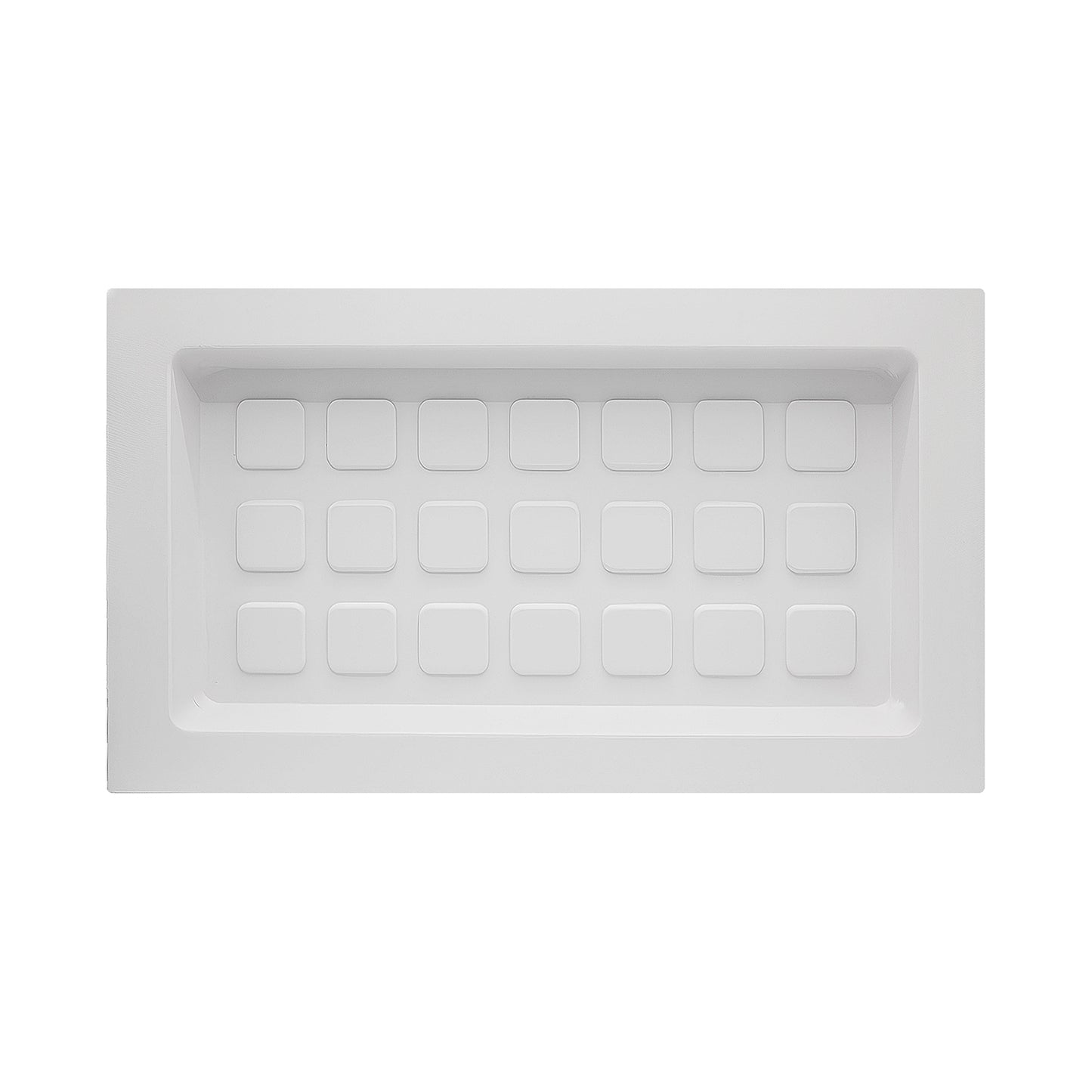 Recessed vent cover (white)