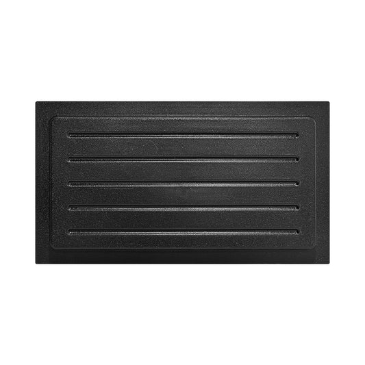 Small outward mounted vent cover (black)