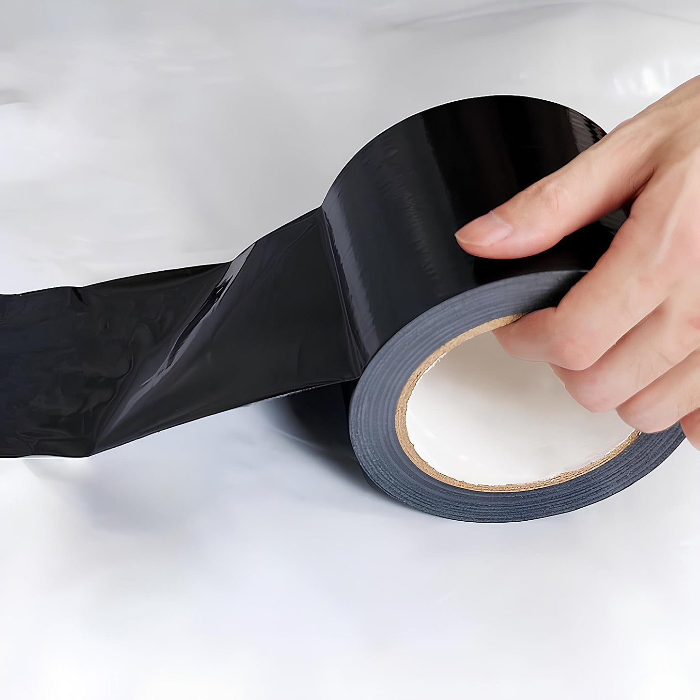 Black seam tape for encapsulations
