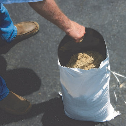 How to easily fill sandbags with the chute