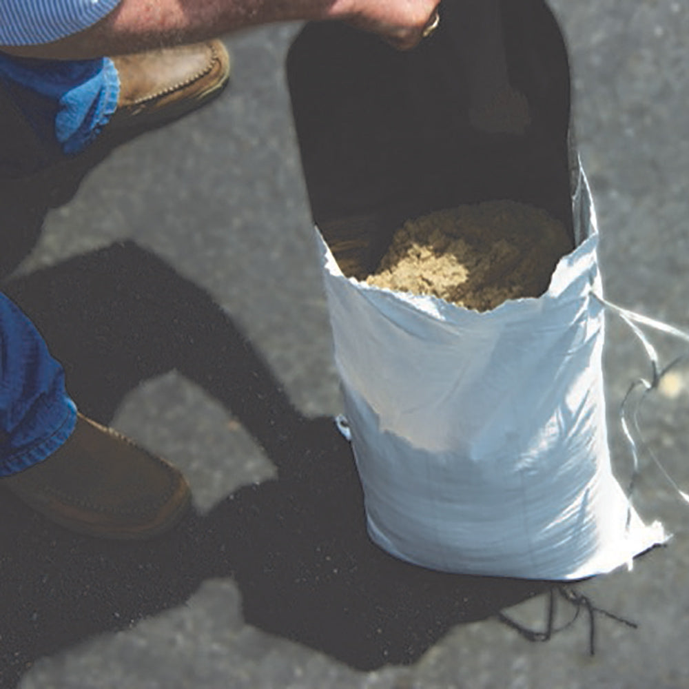 Example of using the sandbag chute