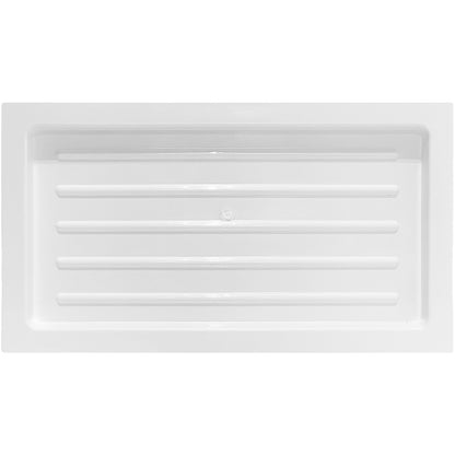 Back of outward mounted vent cover (white)