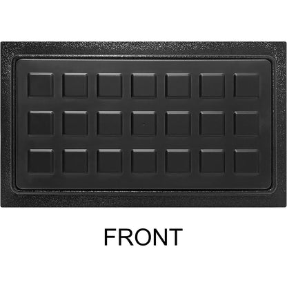 Black Insulated Flood Vent - Front