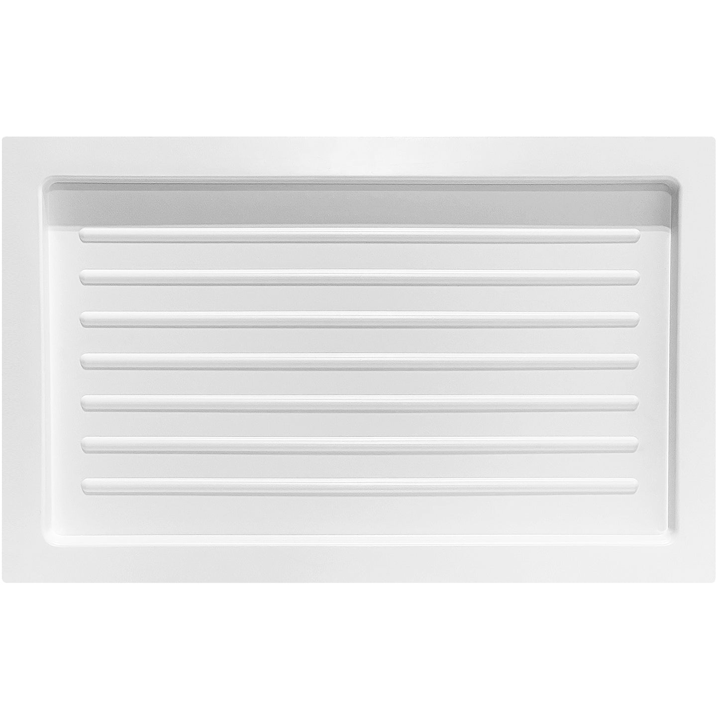 Back of large outward mounted vent cover (white)