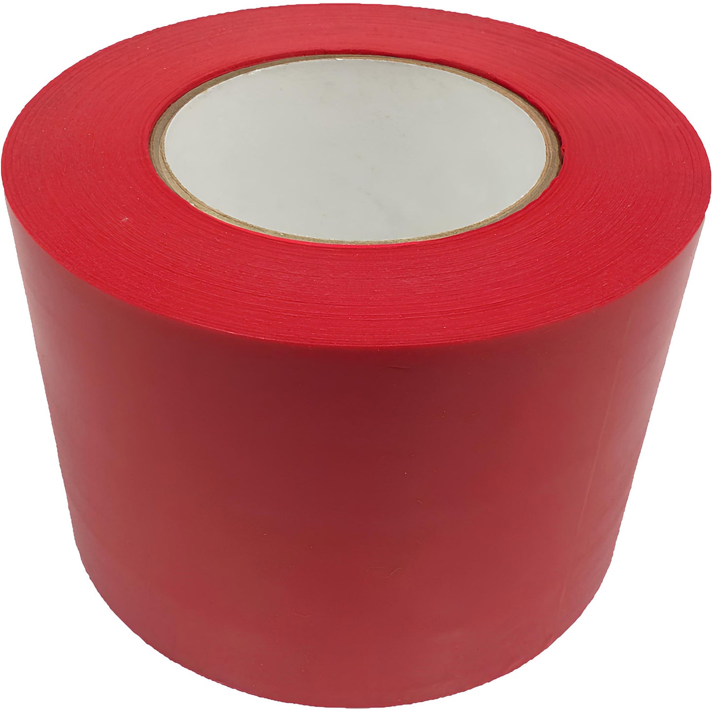 Top view of red seam tape