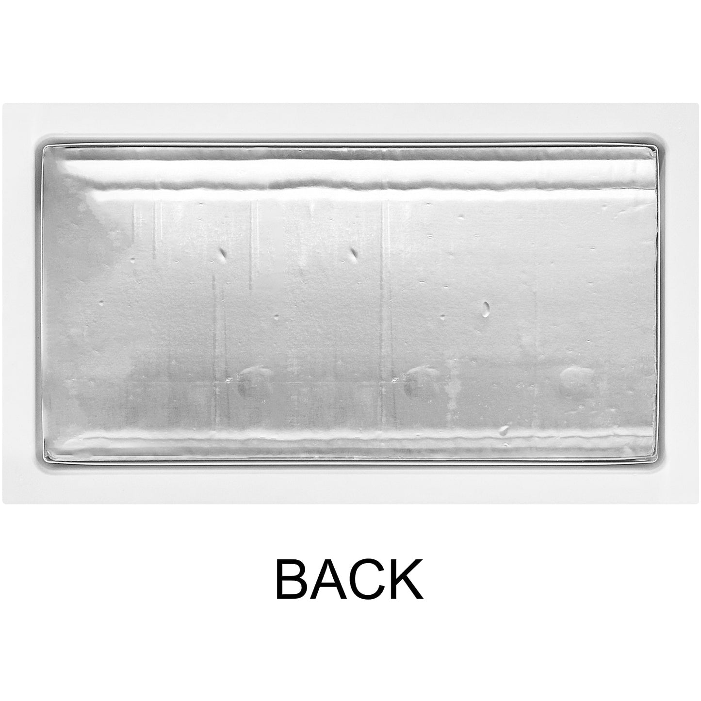 White Insulated Flood Vent - Back