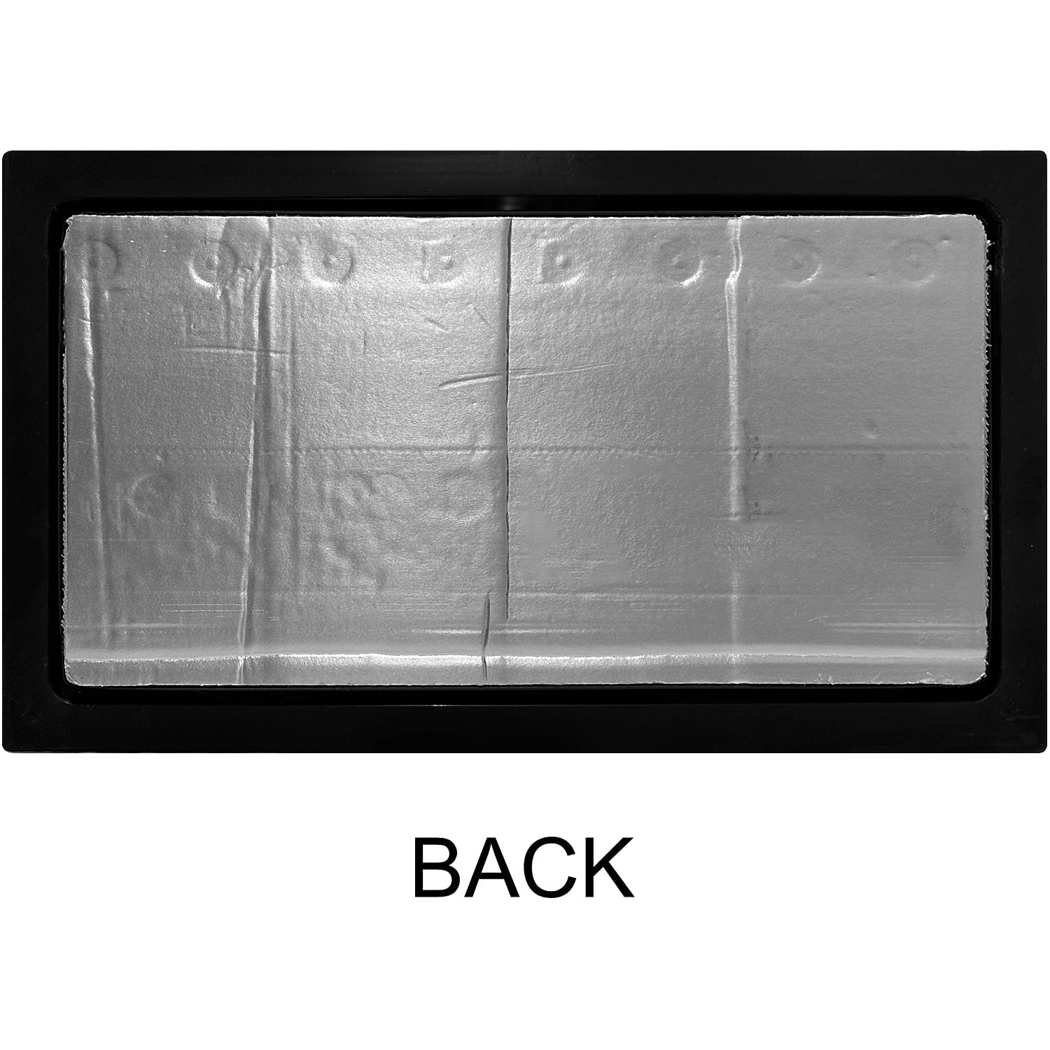 Black Insulated Flood Vent - Back