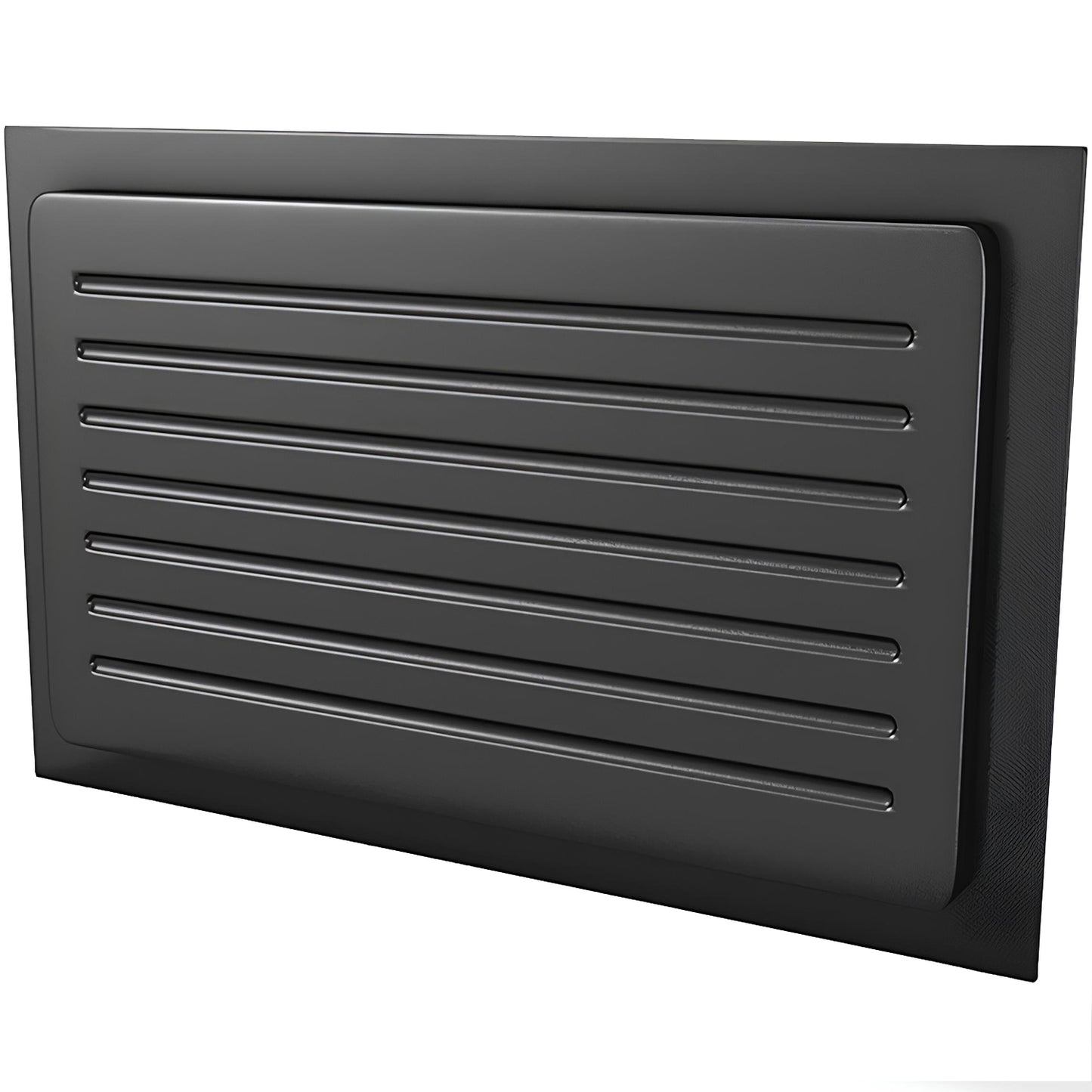 Small outward mounted foundation vent cover (black)