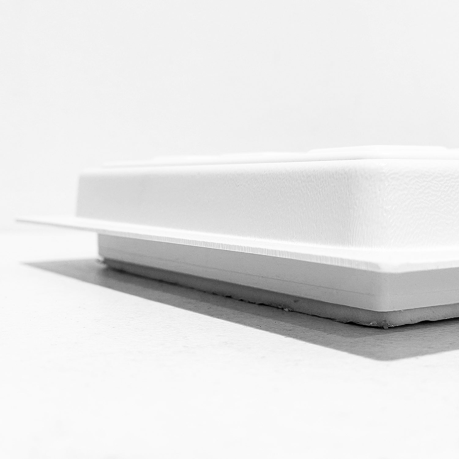 White Insulated Flood Vent - Side View 1