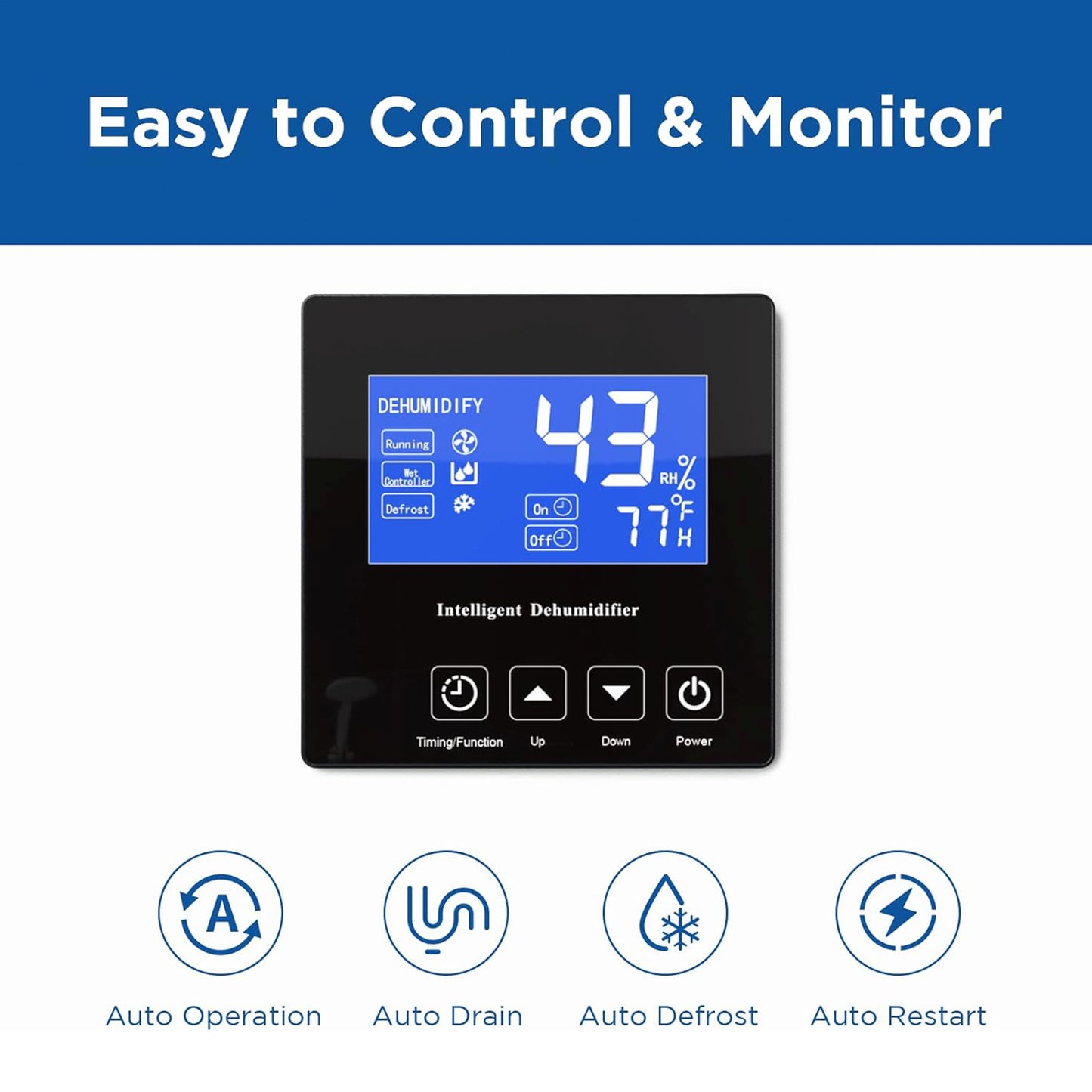 Easy to monitor and control