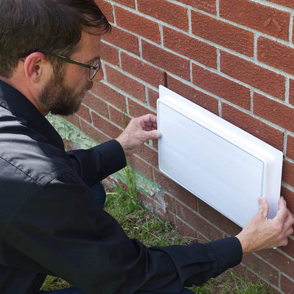 Installing an insulated flood vent