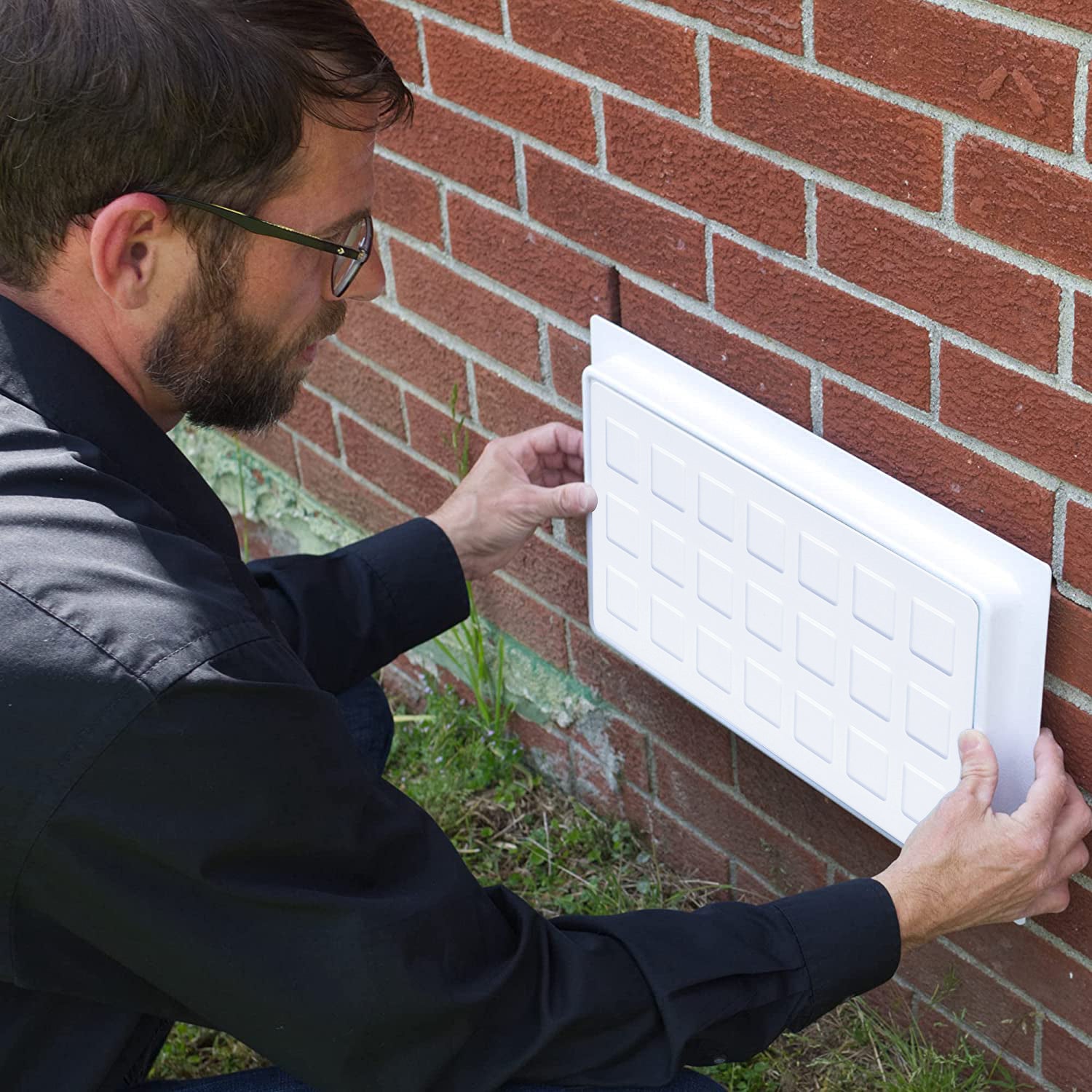 Installation of White ICC-ES Insulated Flood Vent